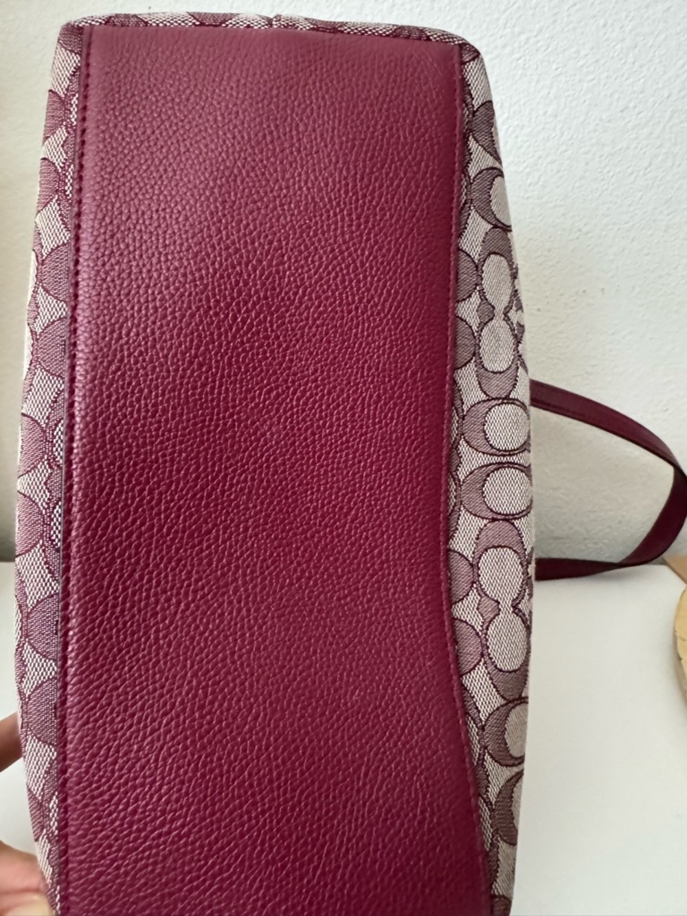 COACH Signature C Jacquard Zip Tote Bag - Picture 10 of 12